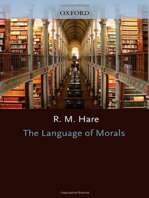 cover image of The Language of Morals